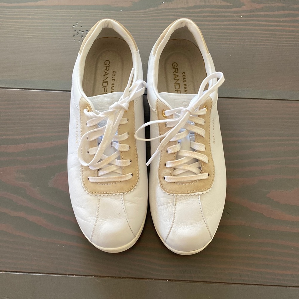 Cole Haan Grandpro white tennis shoe/sneaker